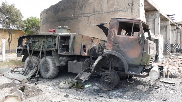 Обстрелянный "Тигр"