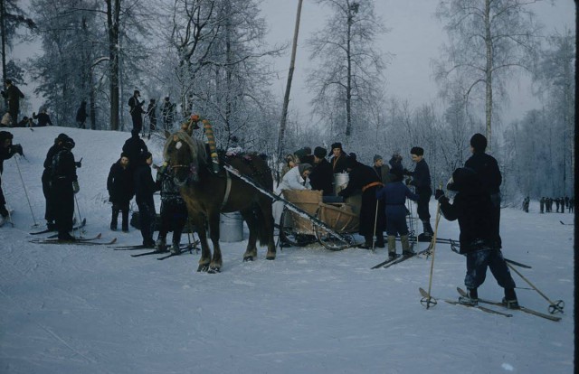 Когда айфонов не было, а снег был, Москва.