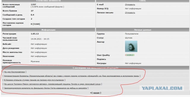 На дне Космонавтики