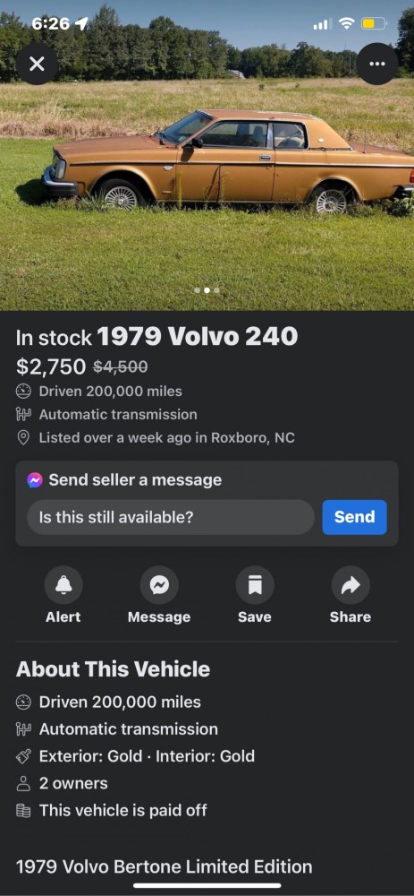 Volvo 262C. Автопятница №19