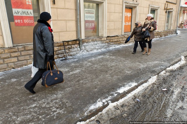 Московская плитка - прошла всего лишь одна зима