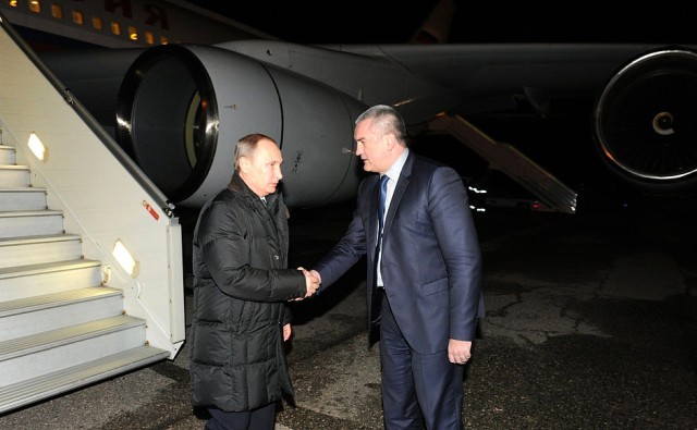 Владимир Путин прибыл в Симферополь