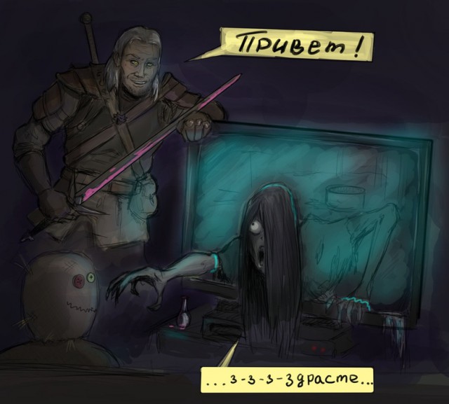 Плюc телевизора на стене