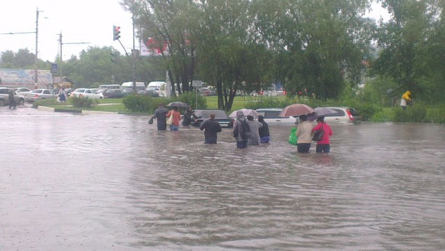 Ульяновск уходит под воду