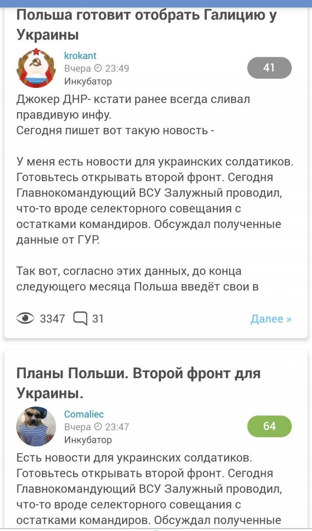 Планы Польши. Второй фронт для Украины.