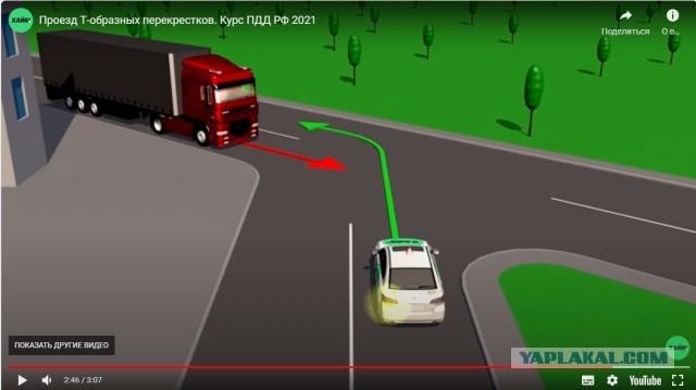 Какая машина должна проехать первой?
