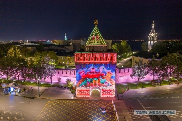 20 млн рублей потратят на световые шоу на стенах Нижегородского кремля