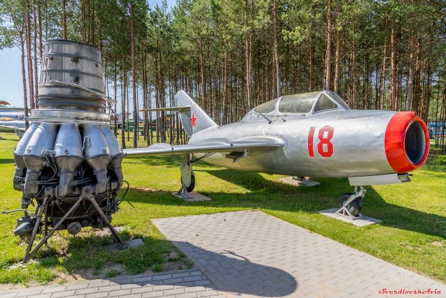Музей авиации в Минске. Боевая авиация