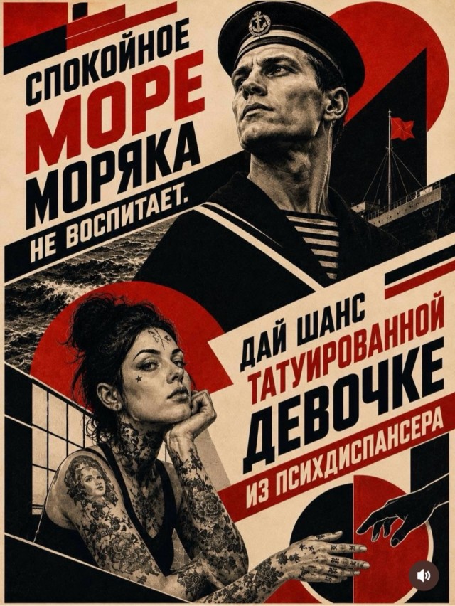 Яркое и лаконичное визуальное искусство, созданное для быстрой агитации, пропаганды и связи с народом