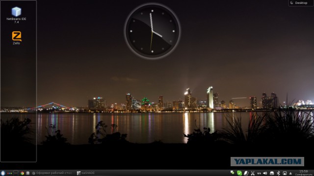 Оформил рабочий стол.