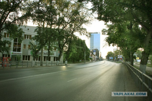 Самара без людей.