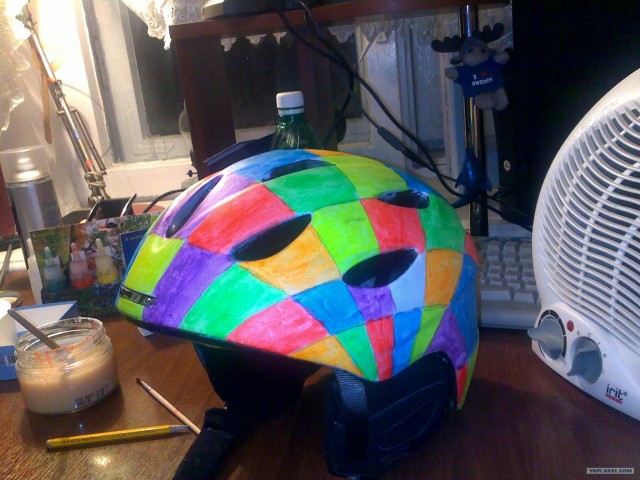 Покраска шлема своими руками