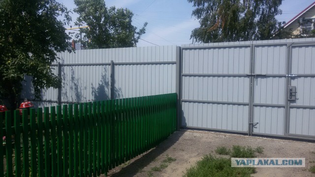 Ворота и калитка. Рукожопство.