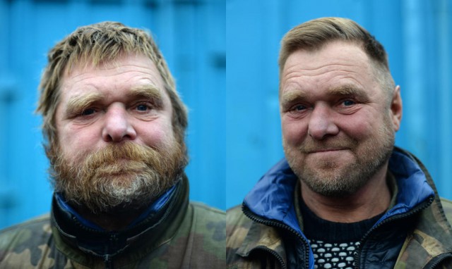 Петербургских бездомных подстригли под хипстеров