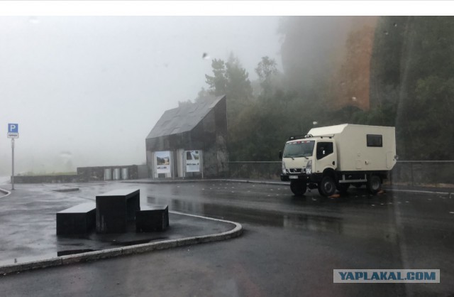 Туалет у дороги в Норвегии