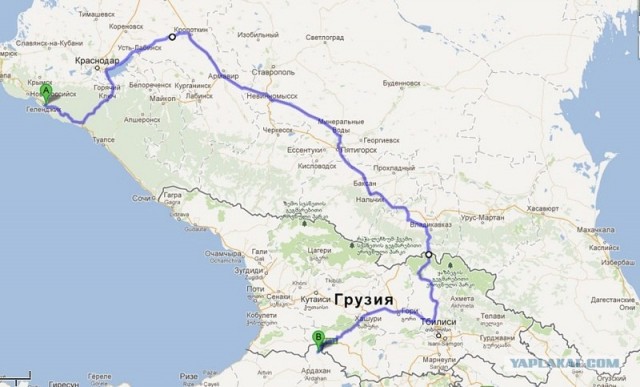 Путешествие Геленджик-Турция