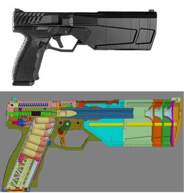 Parabellum и Walther P38 изнутри. Красивых фото в разрезе пост.