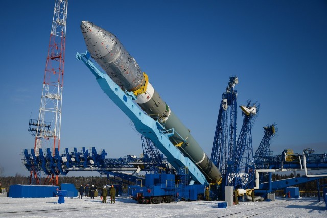 С космодрома Плесецк стартовала ракета-носитель «Союз-2.1в». 27.12.2023.