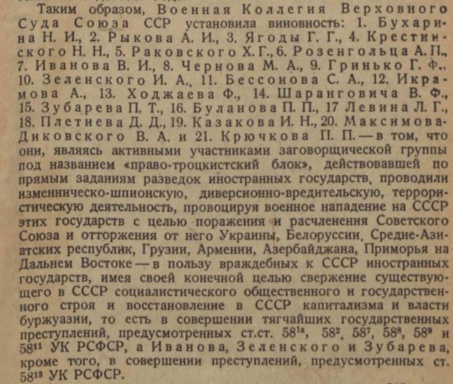 Мое мнение насчет невинно репрессированых политических, со слов деда
