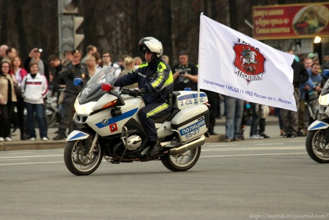 Открытие мотосезона. Москва.