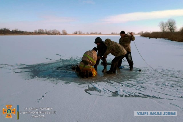 Еще один донырялся на Крещение