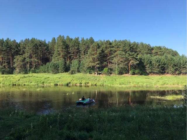 Уральские пейзажи в районе реки Реж