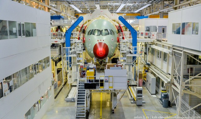 Как собирают самолеты Airbus