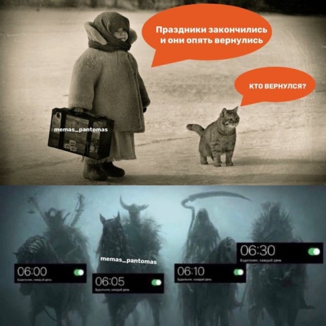 Мемчики и картинки для настроения и подумать