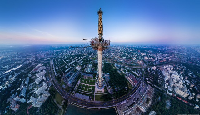 Останкинская телебашня. Отметка 503 метра