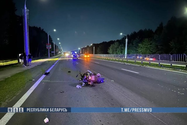 В Бресте столкнулись мотоцикл Honda и мопед Viper – все трое участников скончались