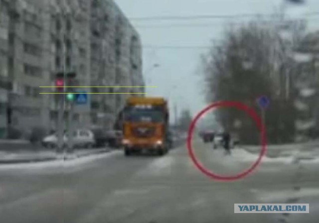 Грузовик раздавил пенсионерку в Казани