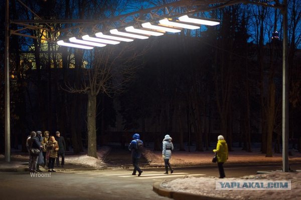 Первая воздушная зебра установлена в Москве