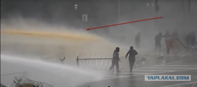 Видео от поляков с погранперехода Брузги