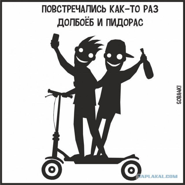 Тетенька сбила бравого самокатчика на зебре, но ехавший следом его парень, обматерил автоледи. После чего оба скрылись