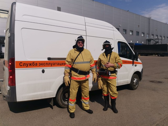 Работа пожарных
