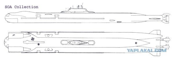 Десантная атомная подводная лодка проект 717.