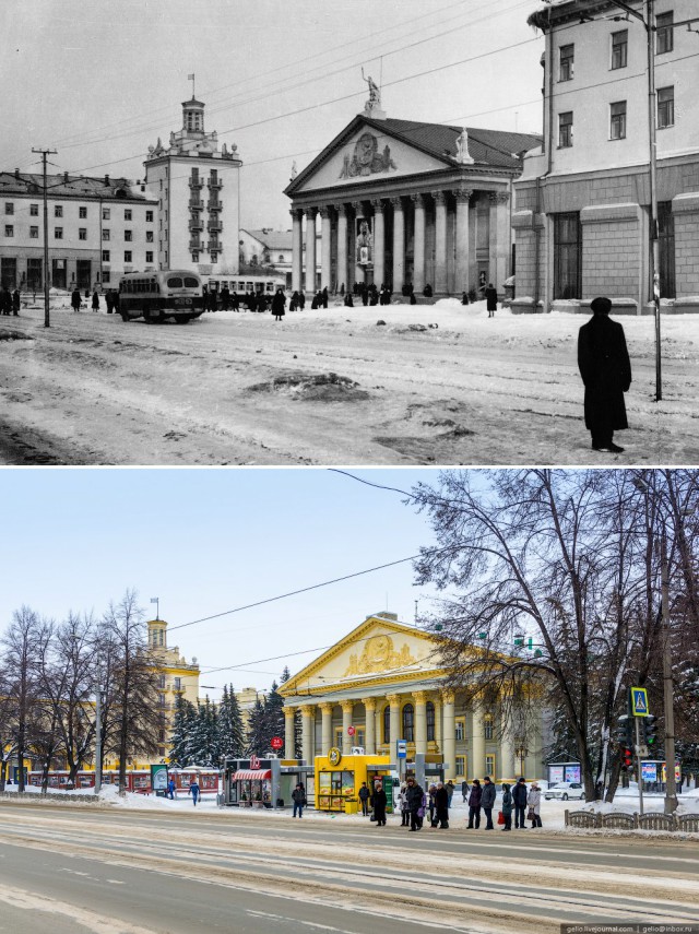 Новосибирск, тогда и сейчас