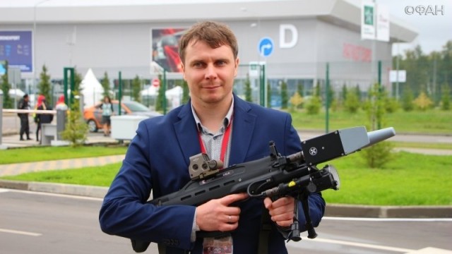 Концерн "Калашников" показал в действии ружье против беспилотников.