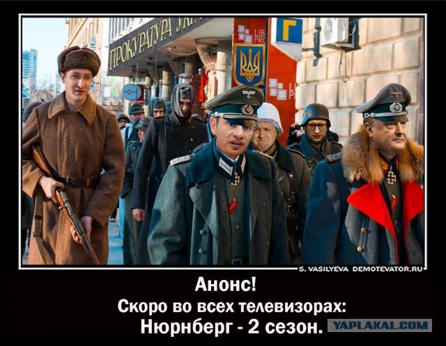 Карикатуры из журнала "Крокодил" времен 2-й мировой войны
