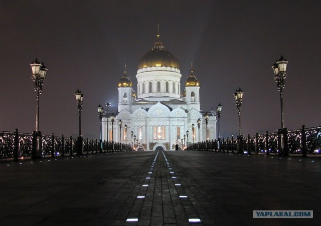 Россия ночью