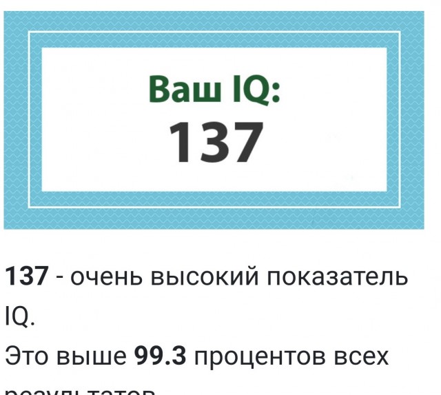 А какой у Вас IQ?