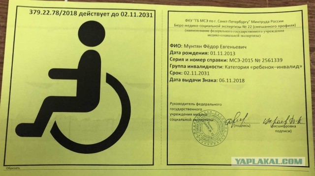 Парковка быдла на местах для инвалидов