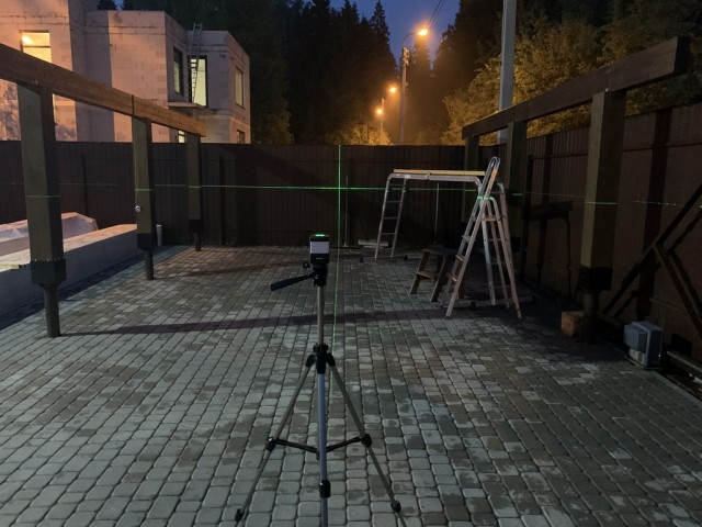 Навес для авто из бруса своими руками