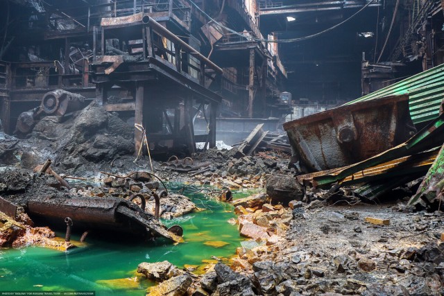 Заброшеный металлургический завод на Русском Севере