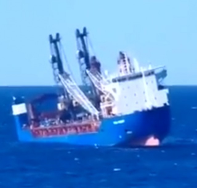 Российское судно Ursa Major затонуло в Средиземном море между Испанией и Алжиром