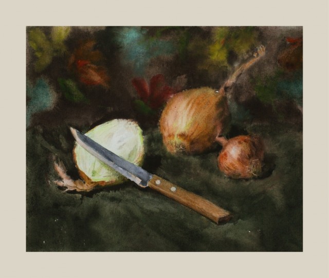 Немного лука и чеснока в живописи