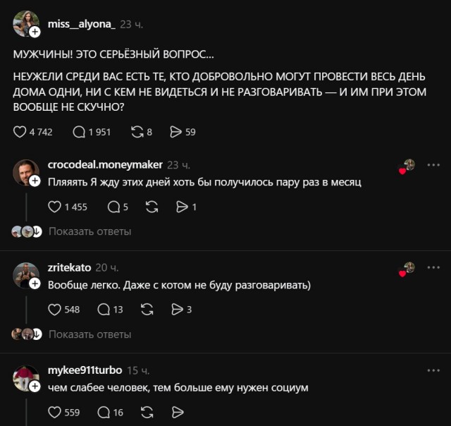 Про осознанное одиночество