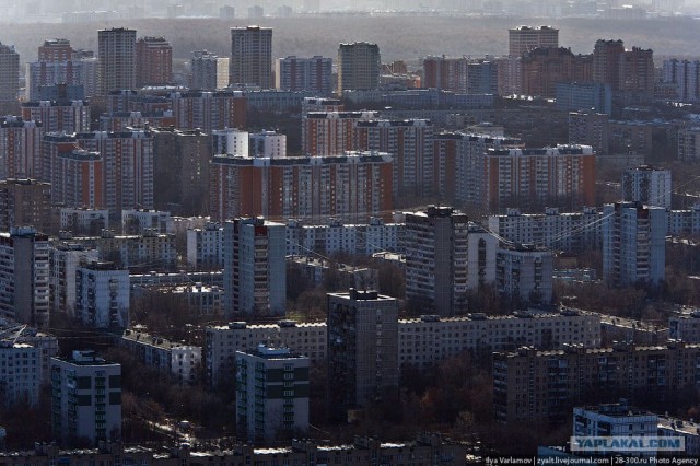 Над МКАД на вертолете