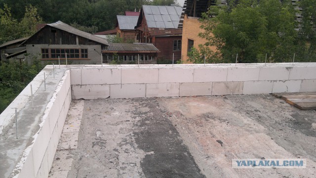 Изготовление двухскатной крыши