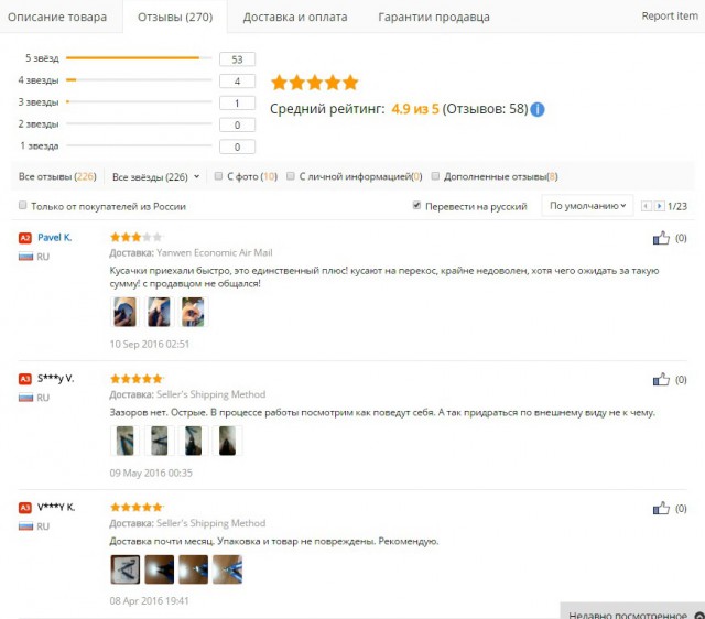 Китайские кусачки с Алиэкспресс